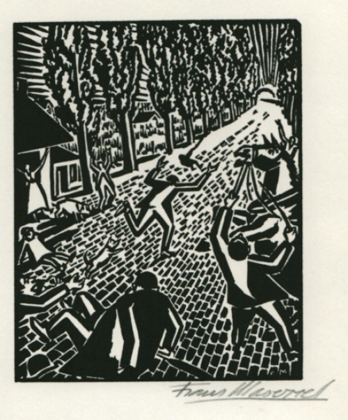 houtsnede of woodcutvan Frans Masereel kopen