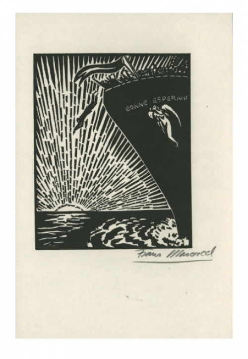 Houtsnede uit Le Soleil van Belgische kunstenaar Frans Masereel kopen