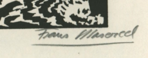 Woodcut van F. Masereel uit Le Soleil nr 48