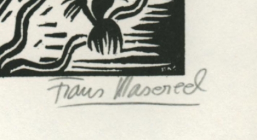 Woodcut van F. Masereel uit Le Soleil nr 48