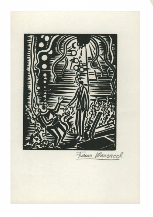 Houtsnede uit Le Soleil van Belgische kunstenaar Frans Masereel kopen