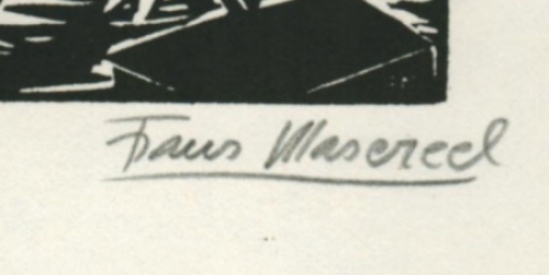 Woodcut van F. Masereel uit Le Soleil nr 48