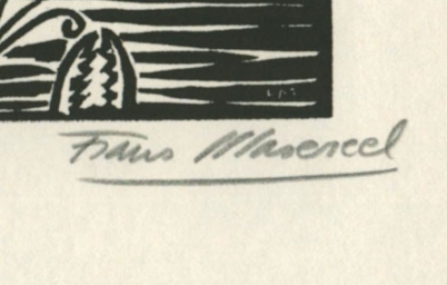 Woodcut van F. Masereel uit Le Soleil nr 48