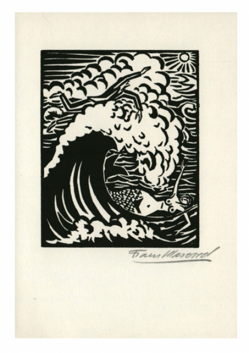 Houtsnede uit Le Soleil van Belgische kunstenaar Frans Masereel kopen