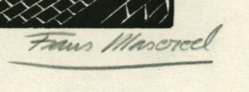 Woodcut van F. Masereel uit Le Soleil nr 48