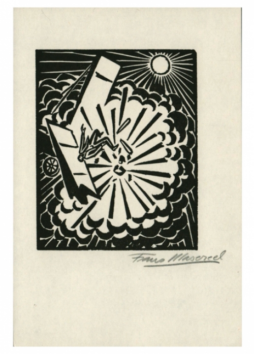 Houtsnede uit Le Soleil van Belgische kunstenaar Frans Masereel kopen