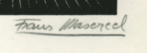 Woodcut van F. Masereel uit Le Soleil nr 48