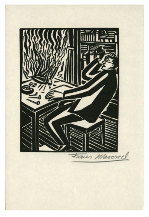 Houtsnede uit Le Soleil van Belgische kunstenaar Frans Masereel kopen