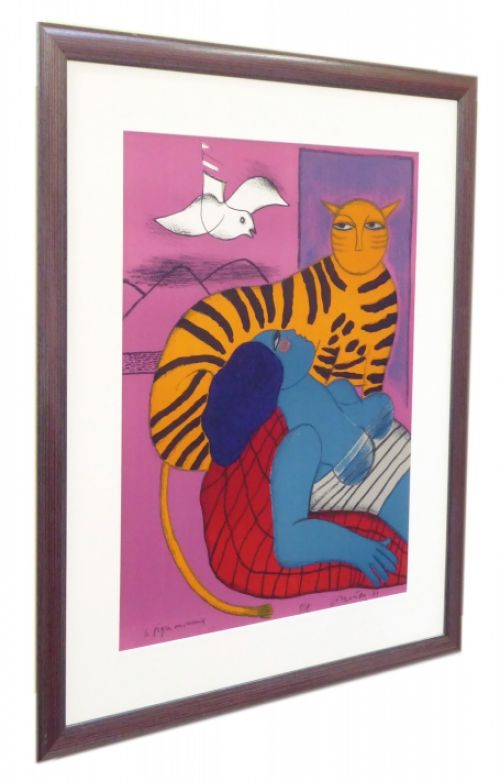 Litho d'artiste Corneille