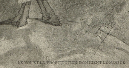 Héliogravure van F. Rops uit 1908