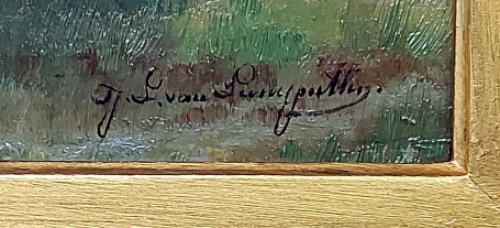 Schapen met een schaapsherderin