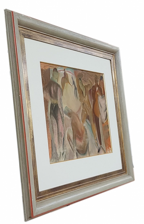 Pasteltekening van Leo Bervoets