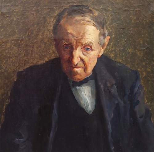 Schilderij van de Belgische kunstschilder Leo Engels