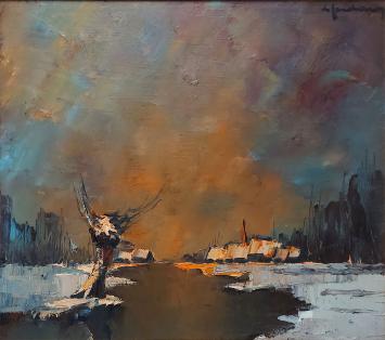 Leo Jordaens met een zichtte Ranst