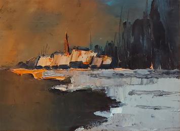 Schilderij van de Belgische kunstschilder Leo Jordaens kopen