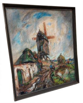 Pastel, aan de standerdmolen