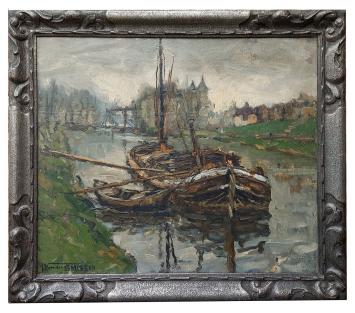 Schilderij van de Belgische kunstschilder Leo Vandersmissen