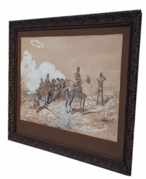 Contre la cavalerie à 1200 mètres