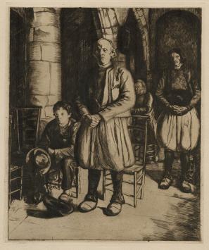 Belgische etser Léon Bartholomé