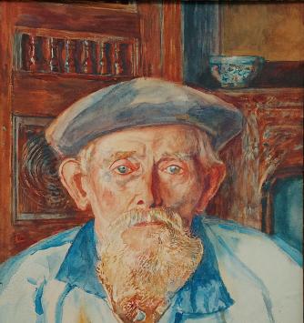 Kunstwerkje op papier van Léon Bartholomé