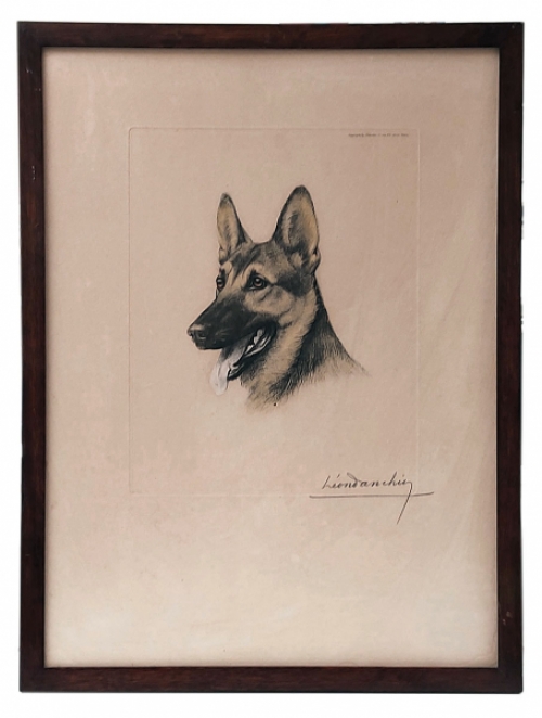 Litho van de Franse kunstenaar Léon Danchin kopen