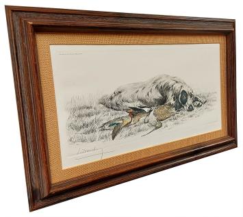 Engelse setter Laverack met wild