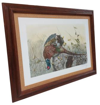 Griffon Korthals met fazant