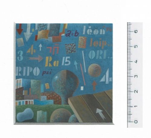 Abstract Miniatuurtje Léon 1976