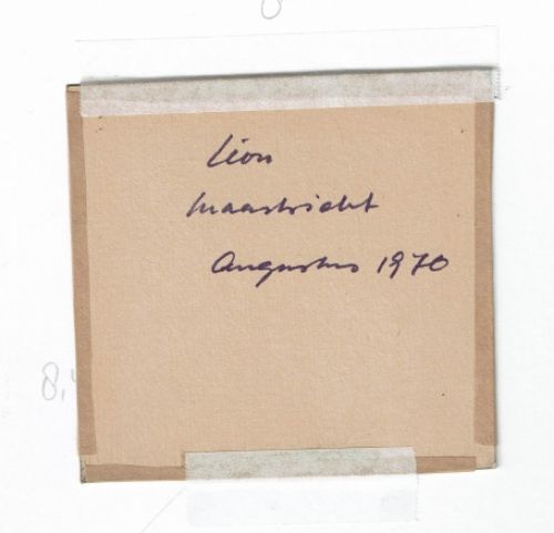 Abstract Miniatuurtje Maastricht Augustus 1970