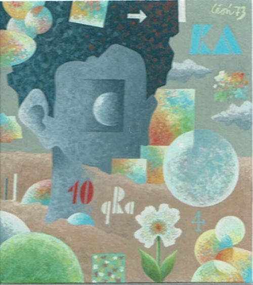 Léon Savelbergs a Dutch artist that creates miniature paintings