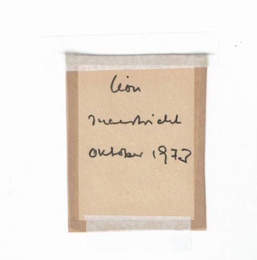 piepklein werkje van de Nederlandse kunstschilder Léon Savelbergs