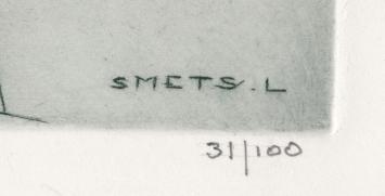 Visser in de haven van L. Smets