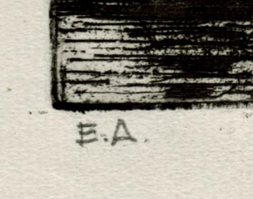 Gesigneerde gravure van Léon Smets kopen