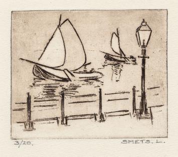 Grafisch kunstwerk van Léon Smets
