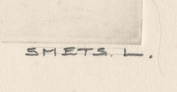 Bootjes te Oostende, kleine ets