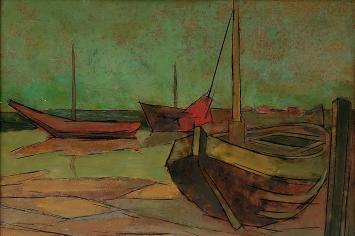 De Belgische kunstschilder Léon Smets