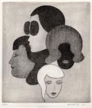 Grafisch kunstwerk van L. Smets