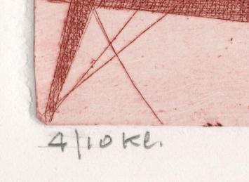 Abstract, masten en zeilen 4/10 Kl.