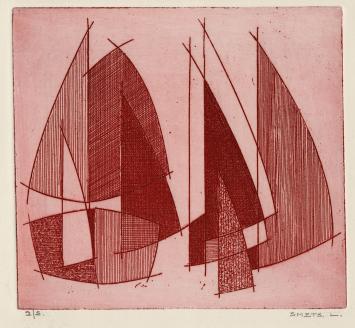 Abstract kunstwerk online kopen van L. Smets