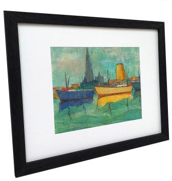 Boten aan de Antwerpse kaai