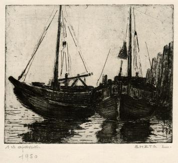 Grafisch kunstwerk uit 1950  L. Smets aankopen