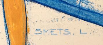 Dansend meisje met gele jurk