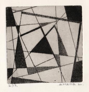 Abstract kunstwerk online kopen van Léon Smets