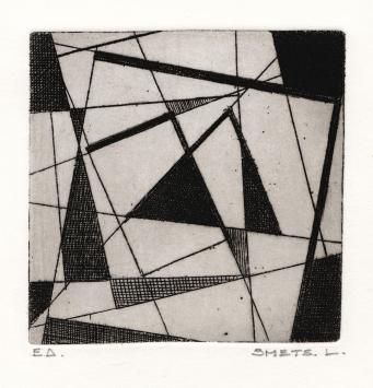 Abstract kunstwerk online kopen van L. Smets