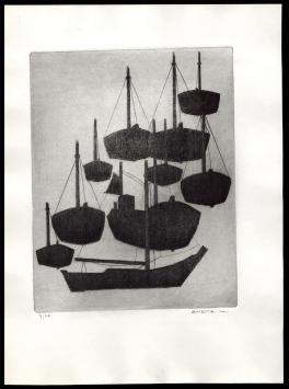 Ets van de Belgische graficus Léon Smets