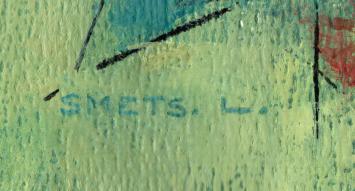 Gouache, vissersboot