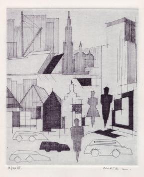 Grafisch kunstwerk van L. Smets kopen
