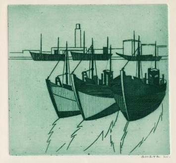 Een ets van de Mechelse etser Léon Smets kopen