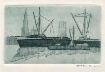 Een ets van Léon Smets aankopen