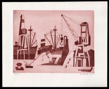 Ets van de Belgische kunstenaar Léon Smets kopen